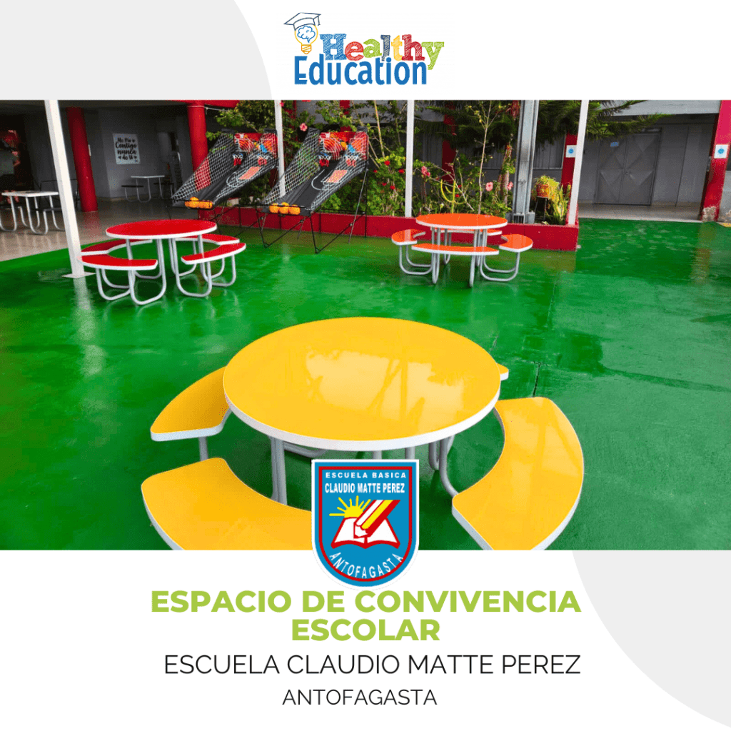 Escuela Claudio Matte Perez - espacio de convivencia escolar - healthy education